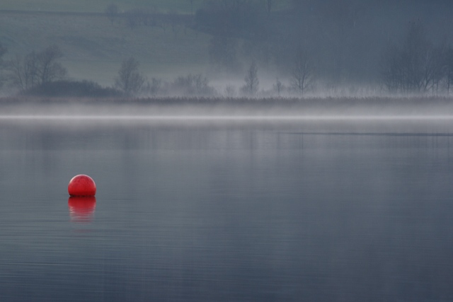 Morgennebel am Simssee