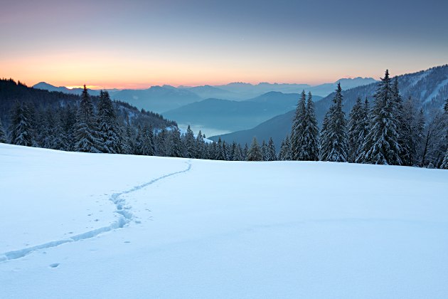 Blick zurück ins Morgenrot