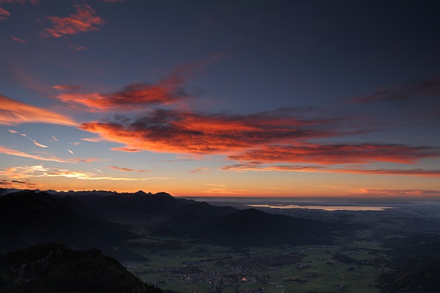 Chiemgau-Abendrot