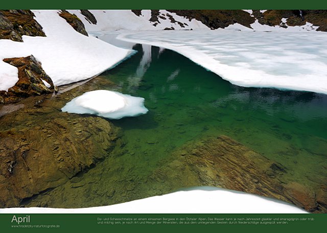 Stefan Hradetzky Naturfotografie Fotokalender Edition 2014 - April