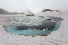 Eissee in den Ötztaler Alpen